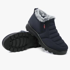 Water Poof Fur Lined Boots